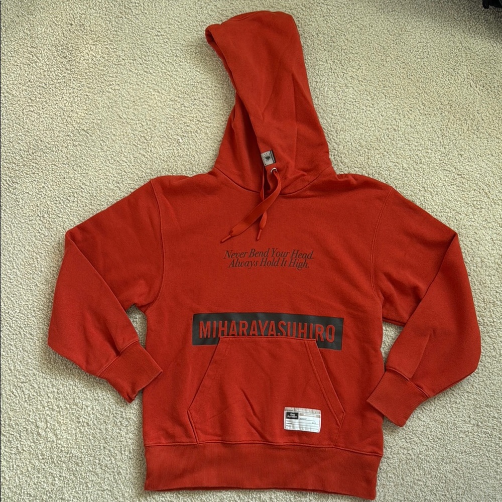 Miharayasuhiro Dark Orange Sweatshirt Bold Cozy Style